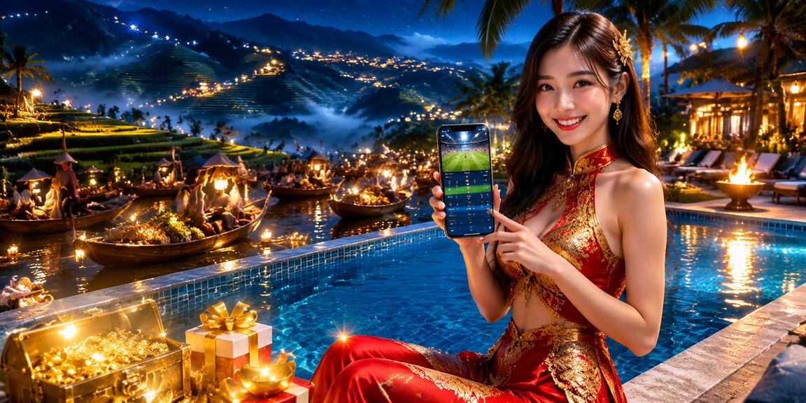 Người dùng tại Sapa xem ứng dụng casino trong không khí lễ hội trên điện thoại